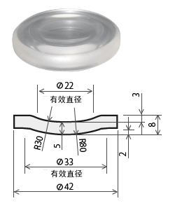 大直徑玻璃透鏡